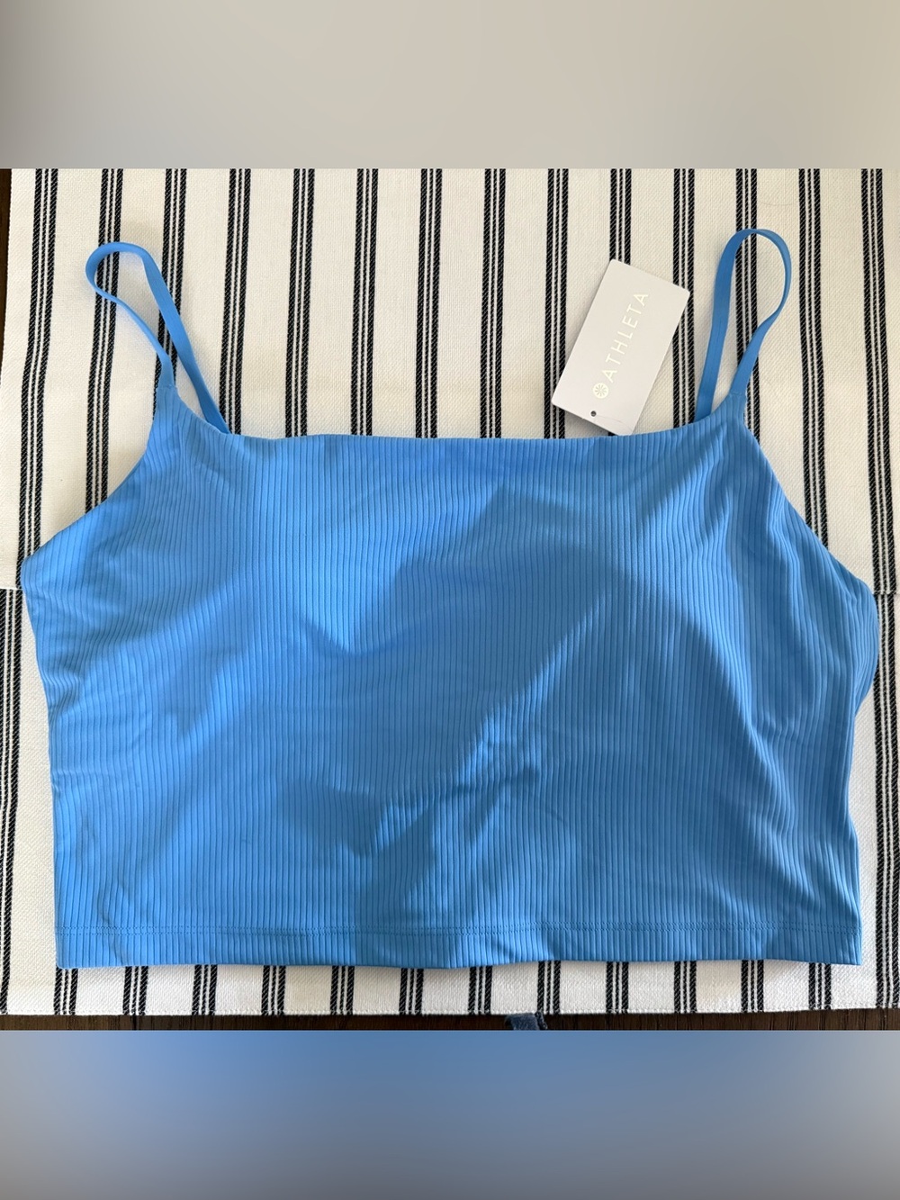 Athleta Transcend Rib Crop Bra